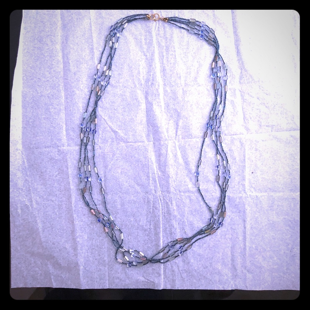 Vintage Beaded Costume Necklace
